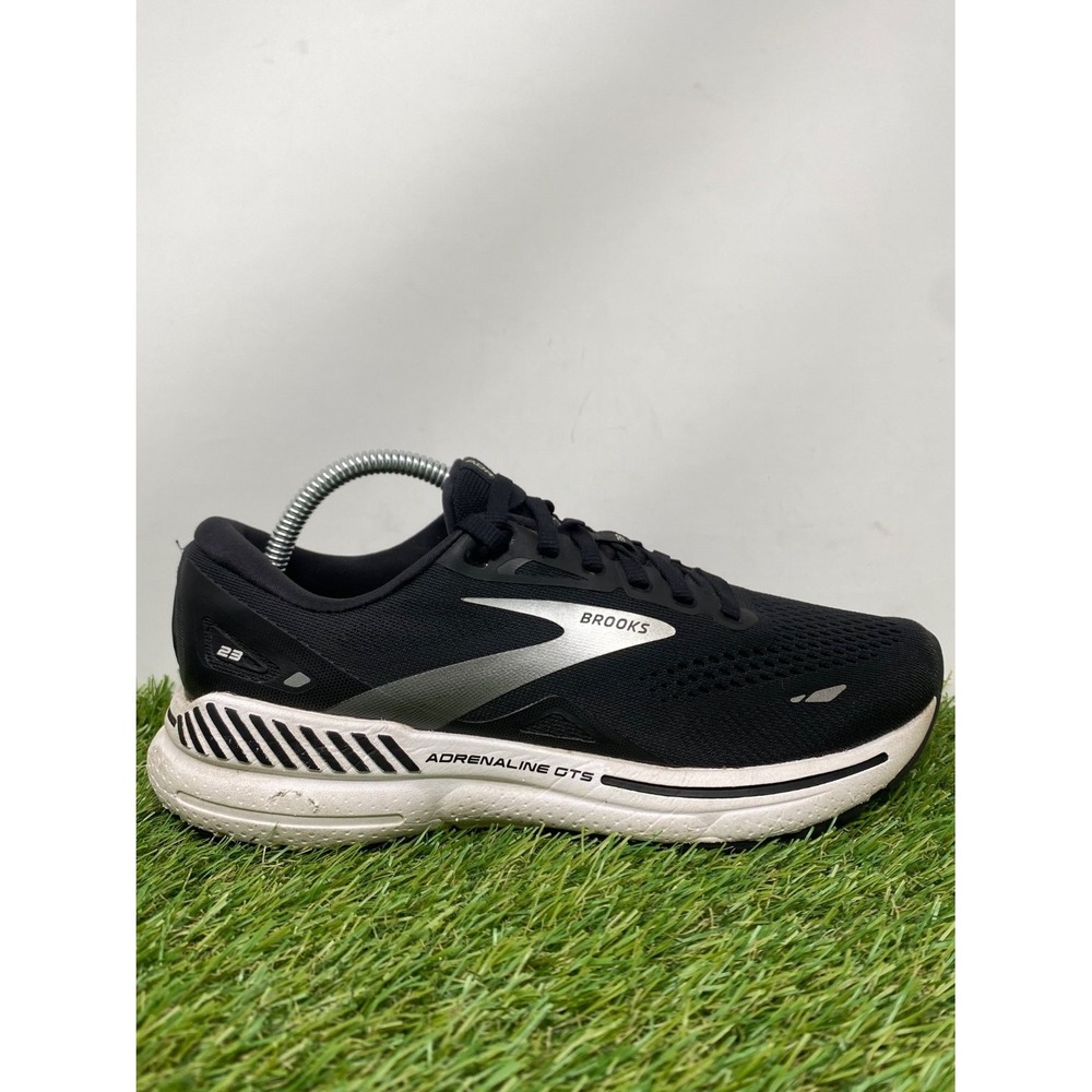 Brooks Adrenaline GTS 23 Shoes Women 7.5 Black Running Sneakers Athletic Walking
